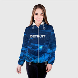 Куртка с капюшоном женская Detroit: Become Human, цвет: 3D-белый — фото 2