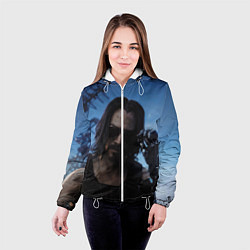 Куртка с капюшоном женская Киану Ривз, цвет: 3D-белый — фото 2