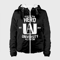 Куртка с капюшоном женская My Hero Academia белый лого, цвет: 3D-белый