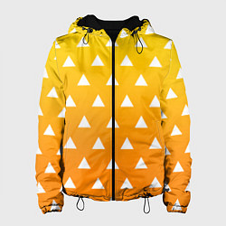 Куртка с капюшоном женская ZENITSU ЗЕНИТСУ КИМОНО, цвет: 3D-черный