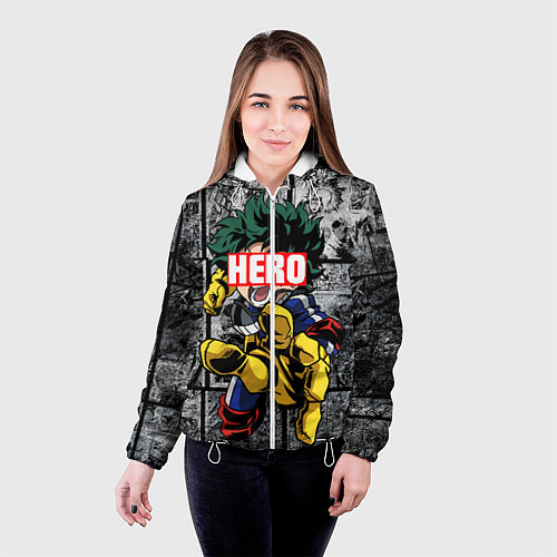 Женская куртка Deku Плашка переносная / 3D-Белый – фото 4