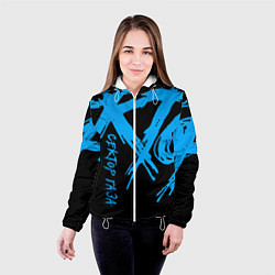 Куртка с капюшоном женская Сектор Газа, цвет: 3D-белый — фото 2