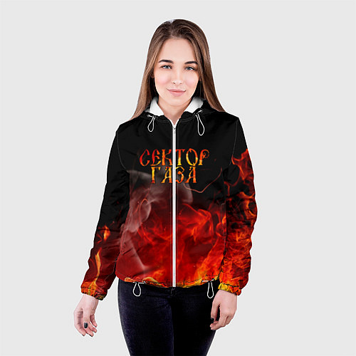 Женская куртка Сектор Газа / 3D-Белый – фото 4