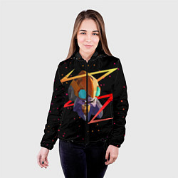Куртка с капюшоном женская Dota 2 Tinker, цвет: 3D-черный — фото 2