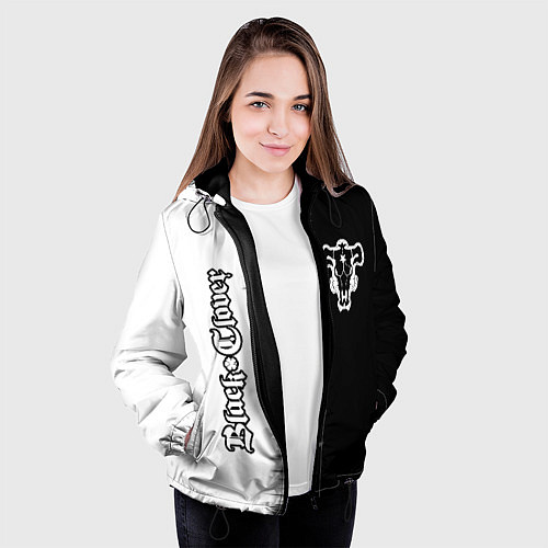 Женская куртка ЧЁРНЫЙ КЛЕВЕР / 3D-Черный – фото 3