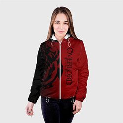 Куртка с капюшоном женская Overlord, цвет: 3D-белый — фото 2