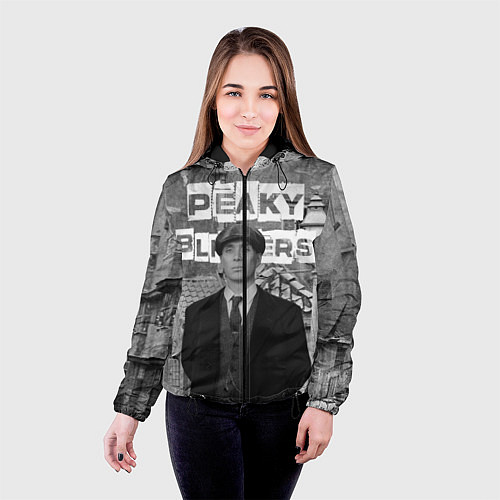 Женская куртка Peaky Blinders / 3D-Черный – фото 4