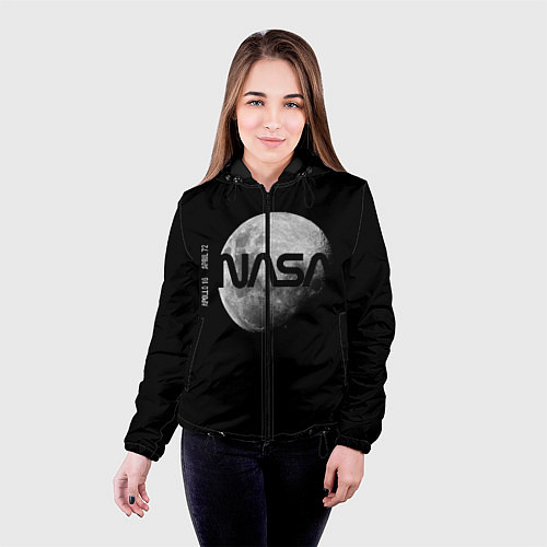 Женская куртка NASA Apollo 16 / 3D-Черный – фото 4