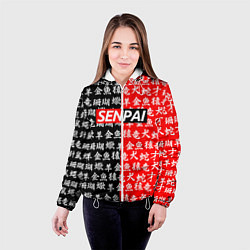 Куртка с капюшоном женская SENPAI, цвет: 3D-белый — фото 2