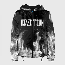 Куртка с капюшоном женская LED ZEPPELIN, цвет: 3D-черный