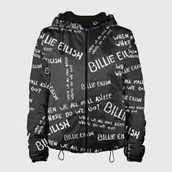 Куртка с капюшоном женская BILLIE EILISH: Where Do We Go, цвет: 3D-черный