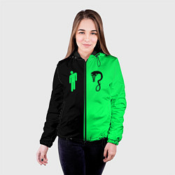 Куртка с капюшоном женская BILLIE EILISH: Blohsh & Ghoul, цвет: 3D-черный — фото 2