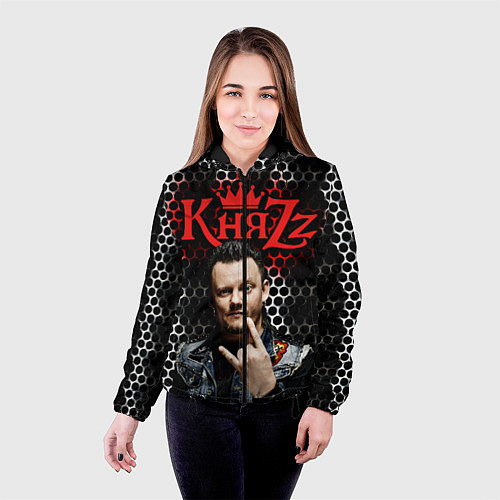 Женская куртка Князь Анархия спина / 3D-Черный – фото 4