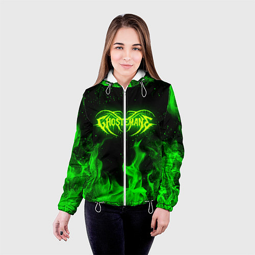 Женская куртка GHOSTEMANE / 3D-Белый – фото 4