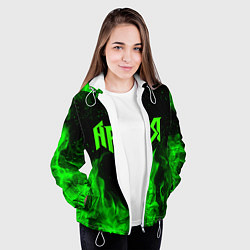 Куртка с капюшоном женская АРИЯ, цвет: 3D-белый — фото 2