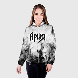 Куртка с капюшоном женская АРИЯ, цвет: 3D-белый — фото 2