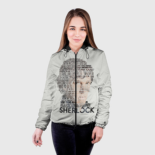 Женская куртка Sherlock / 3D-Черный – фото 4