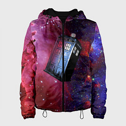 Куртка с капюшоном женская Doctor Who, цвет: 3D-черный