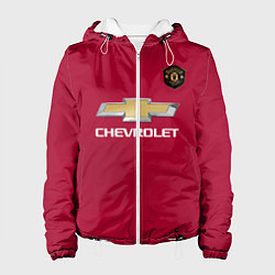 Куртка с капюшоном женская Lingard Manchester United, цвет: 3D-белый