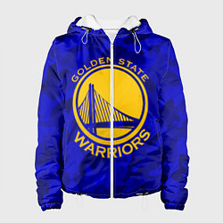Куртка с капюшоном женская GOLDEN STATE WARRIORS, цвет: 3D-белый