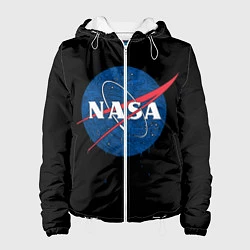 Куртка с капюшоном женская NASA Краски, цвет: 3D-белый