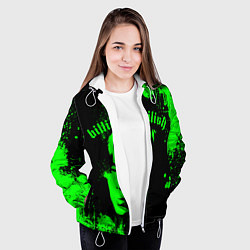 Куртка с капюшоном женская Billie eilish, цвет: 3D-белый — фото 2