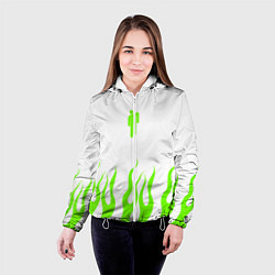 Куртка с капюшоном женская Billie eilish, цвет: 3D-белый — фото 2