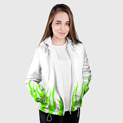 Куртка с капюшоном женская Billie eilish, цвет: 3D-белый — фото 2