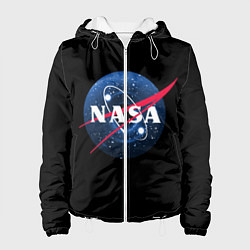 Куртка с капюшоном женская NASA Black Hole, цвет: 3D-белый