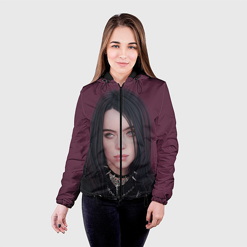 Женская куртка BILLIE EILISH / 3D-Черный – фото 4