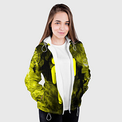 Куртка с капюшоном женская BILLIE EILISH, цвет: 3D-белый — фото 2