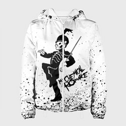 Куртка с капюшоном женская My Chemical Romance, цвет: 3D-белый