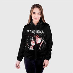 Куртка с капюшоном женская My Chemical Romance, цвет: 3D-черный — фото 2