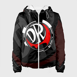 Куртка с капюшоном женская MONOKUMA DANGANRONPA, цвет: 3D-белый