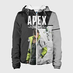Куртка с капюшоном женская Apex Legends, цвет: 3D-белый