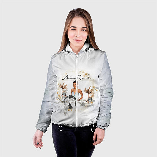 Женская куртка ARIANA GRANDE / 3D-Белый – фото 4