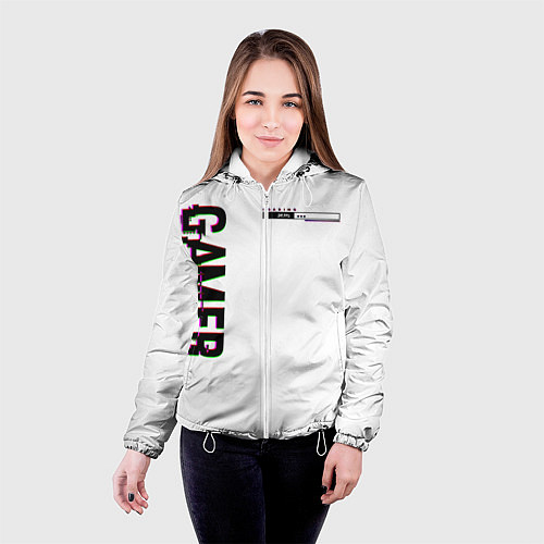 Женская куртка Gamer / 3D-Белый – фото 4