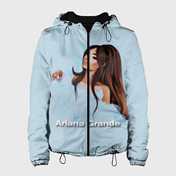 Куртка с капюшоном женская Ariana Grande Ариана Гранде, цвет: 3D-черный