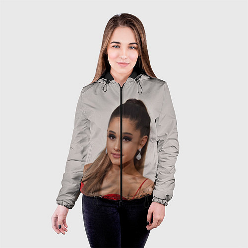 Женская куртка Ariana Grande Ариана Гранде / 3D-Черный – фото 4