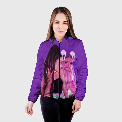Женская куртка Ariana Grande Ариана Гранде / 3D-Черный – фото 4