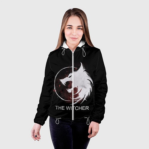 Женская куртка The Witcher / 3D-Белый – фото 4