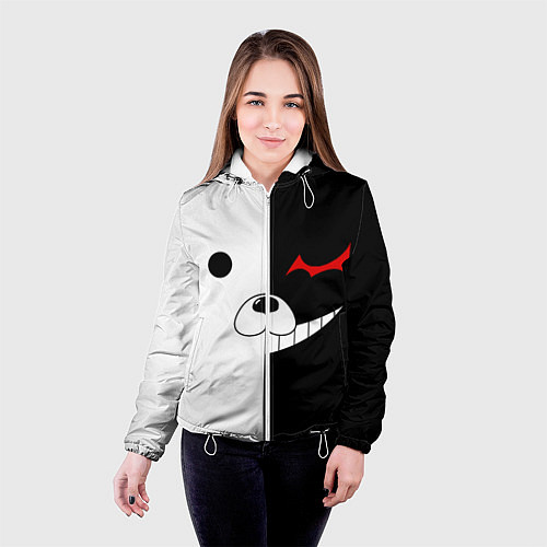 Женская куртка Monokuma / 3D-Белый – фото 4