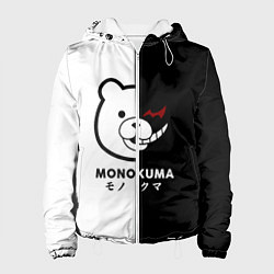 Куртка с капюшоном женская Monokuma, цвет: 3D-белый