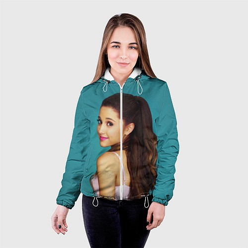 Женская куртка Ariana Grande Ариана Гранде / 3D-Белый – фото 4
