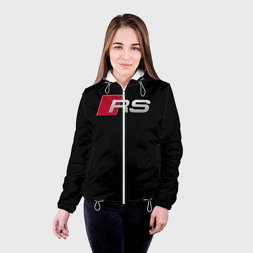 Женская куртка AUDI RS / 3D-Белый – фото 4