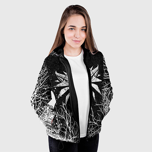 Женская куртка ВЕДЬМАК / 3D-Черный – фото 3
