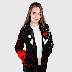 Куртка с капюшоном женская MONOKUMA, цвет: 3D-черный — фото 2