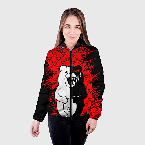 Женская куртка MONOKUMA / 3D-Черный – фото 4