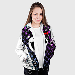 Куртка с капюшоном женская MONOKUMA, цвет: 3D-белый — фото 2