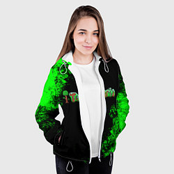 Куртка с капюшоном женская Terraria, цвет: 3D-белый — фото 2